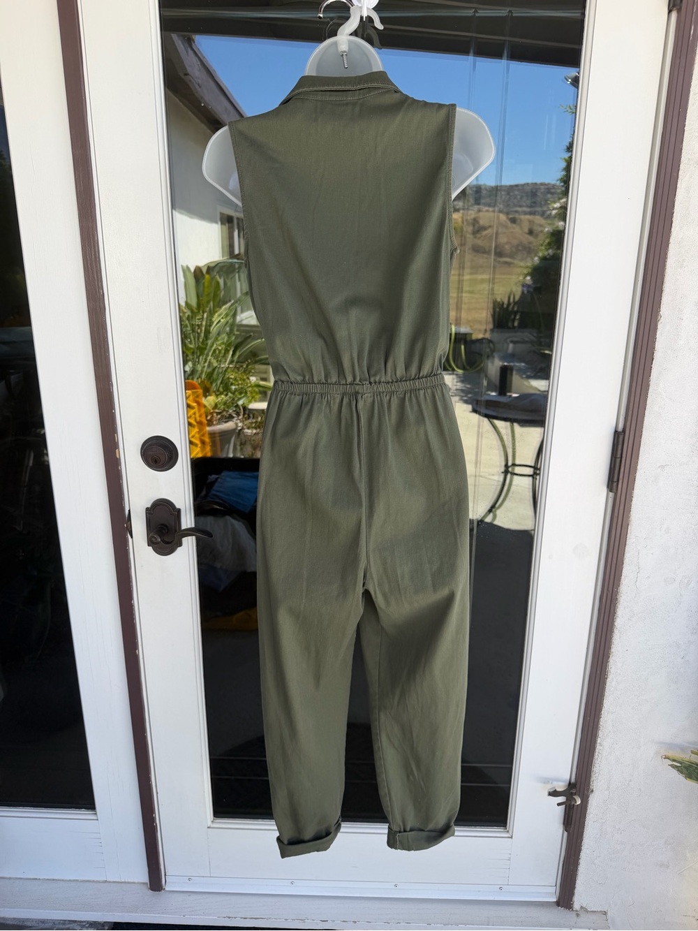 Wild Fable Olive Green Utility Sleeveless Jumpsuit - Picture 2 of 5